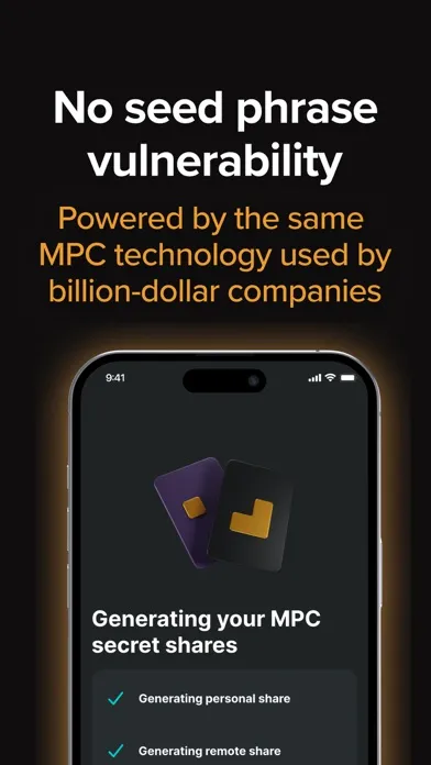 Tangkapan layar Zengo: Crypto & Bitcoin Wallet