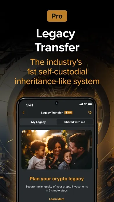 Tangkapan layar Zengo: Crypto & Bitcoin Wallet