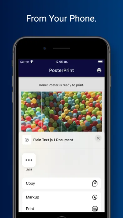 Tangkapan layar PosterPrint Pro