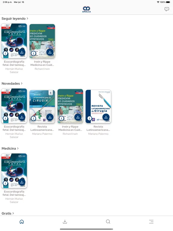 ภาพหน้าจอของ Amolca: Tu Biblioteca Digital iPad 