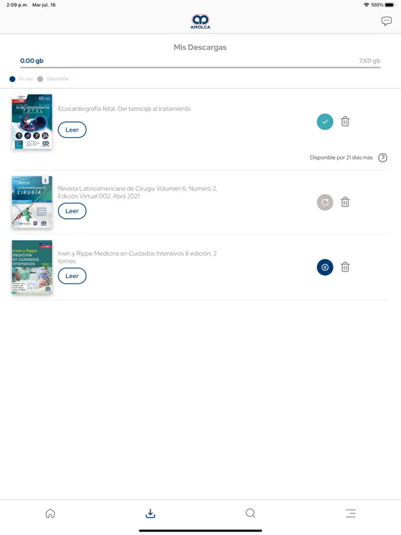 ภาพหน้าจอของ Amolca: Tu Biblioteca Digital iPad 