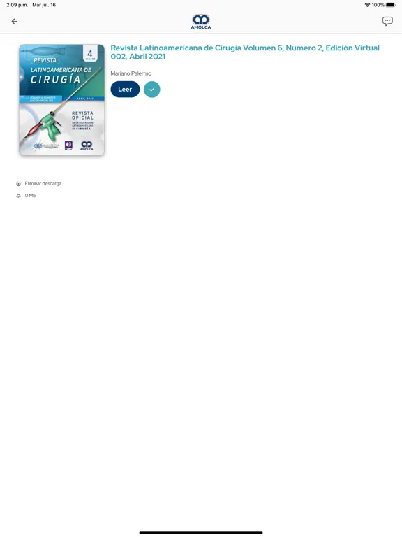ภาพหน้าจอของ Amolca: Tu Biblioteca Digital iPad 