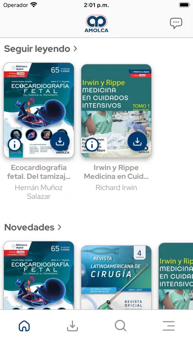 ภาพหน้าจอของ Amolca: Tu Biblioteca Digital
