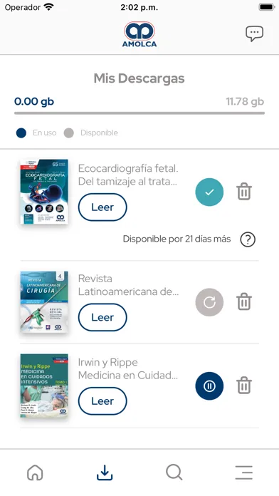 ภาพหน้าจอของ Amolca: Tu Biblioteca Digital