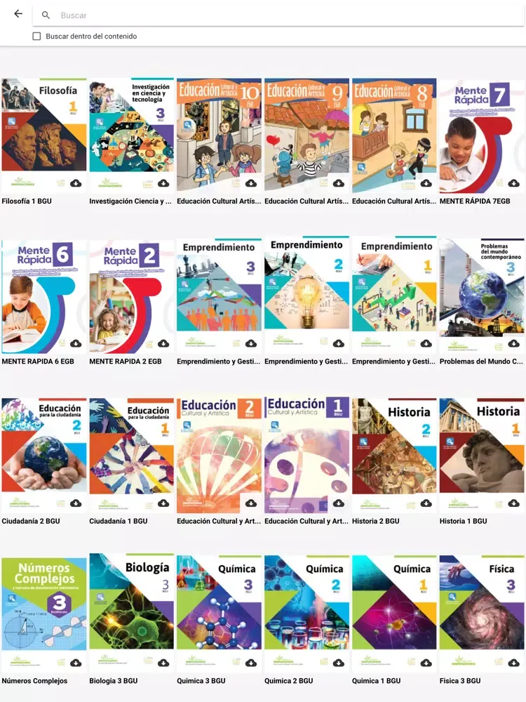 Скриншоты Educatemas Ebooks iPad 