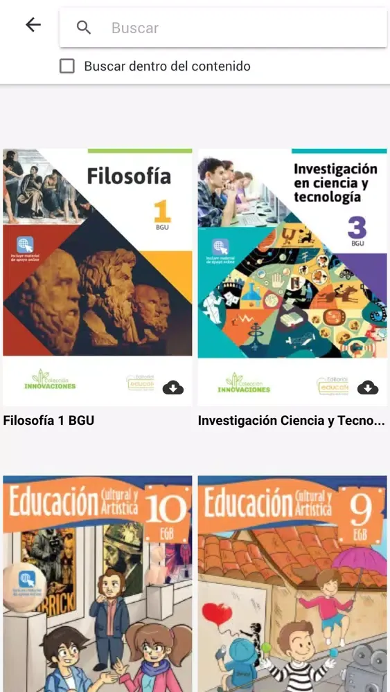 Скриншоты Educatemas Ebooks