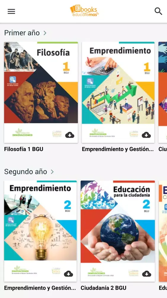 Скриншоты Educatemas Ebooks