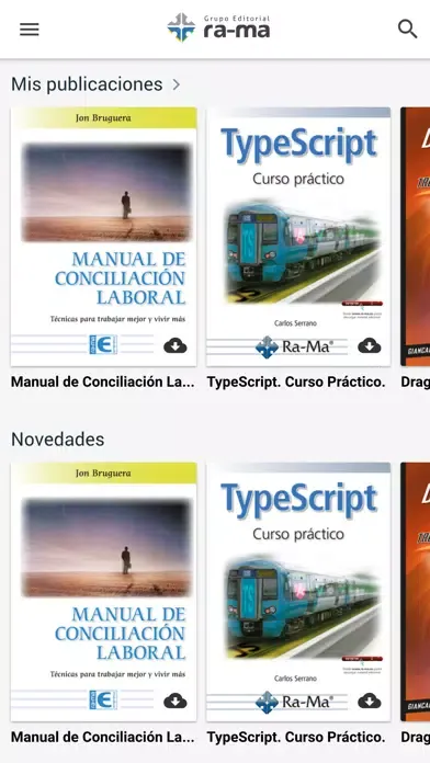 Grupo Editorial RA-MA应用截图