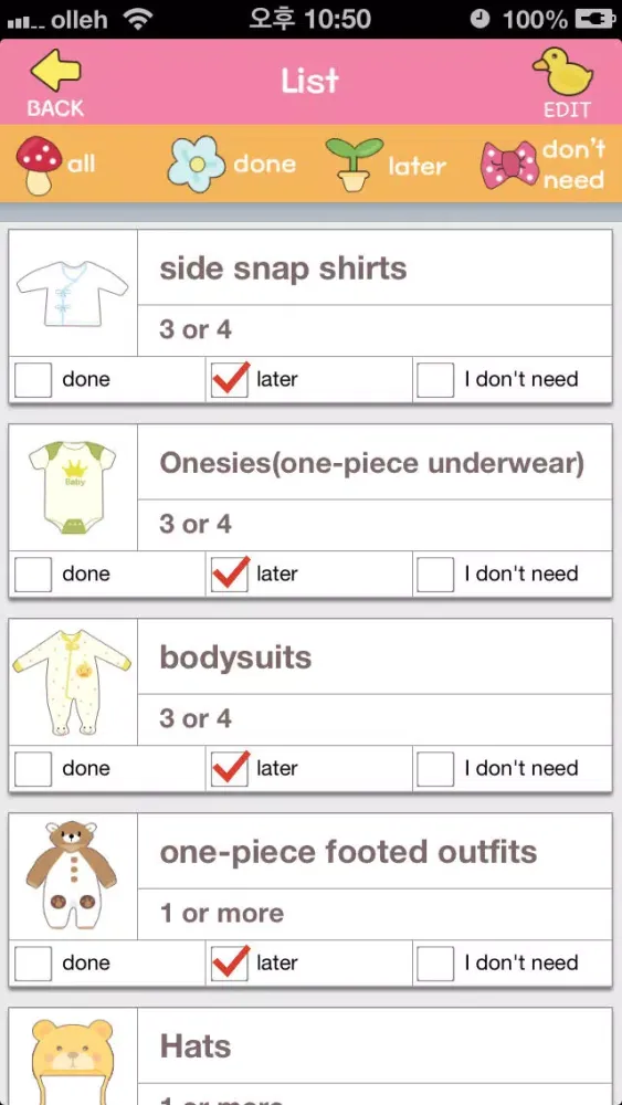 Checklist for baby birth - Prepare your labor應用截圖