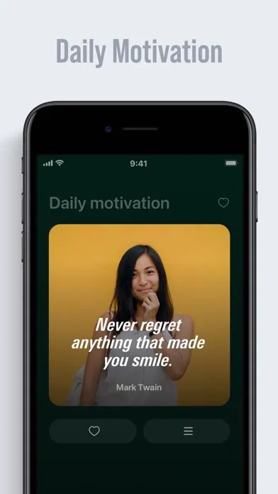 Zrzuty ekranu The Motivation App