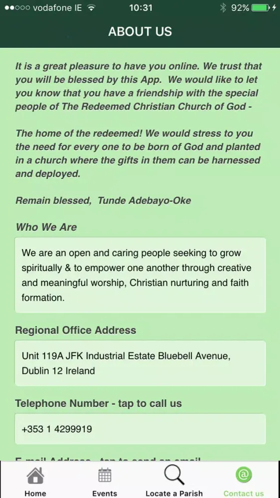 RCCG Ireland应用截图