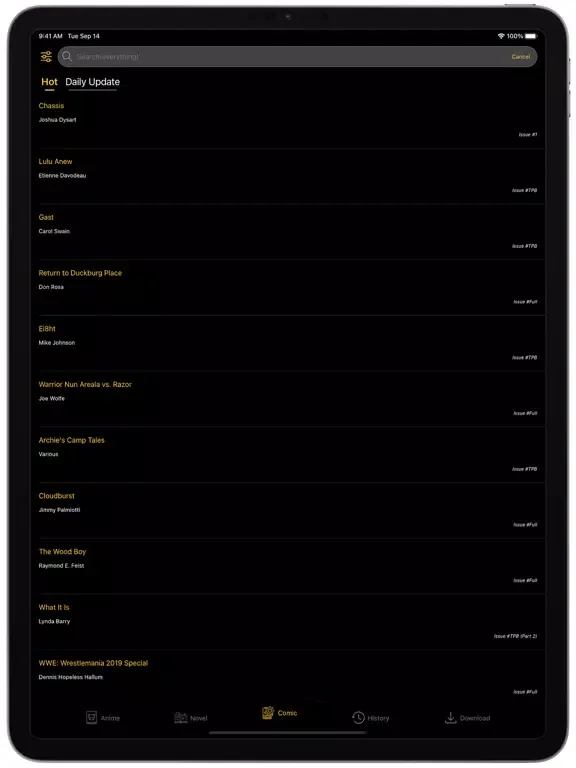 Captures d'écran de Manga Reader - Read Manga App iPad 
