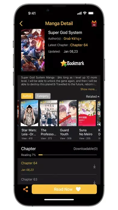 Captures d'écran de Manga Reader - Read Manga App