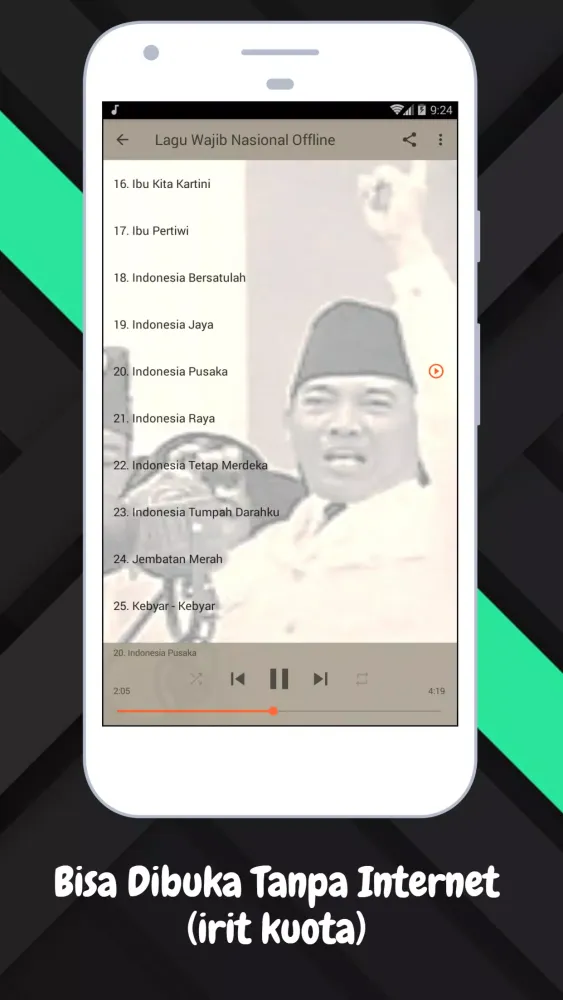 Скриншоты Lagu Nasional Offline Lengkap