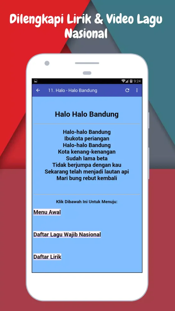 Скриншоты Lagu Nasional Offline Lengkap