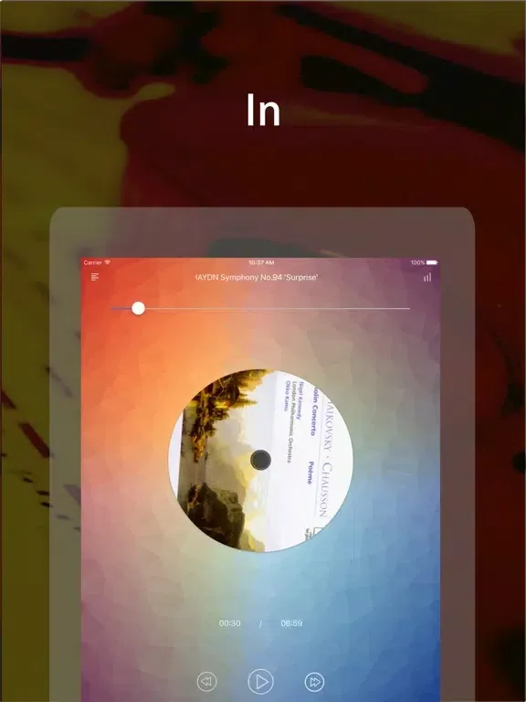 Tangkapan layar classic100 -- Symphony & Classical Music iPad 