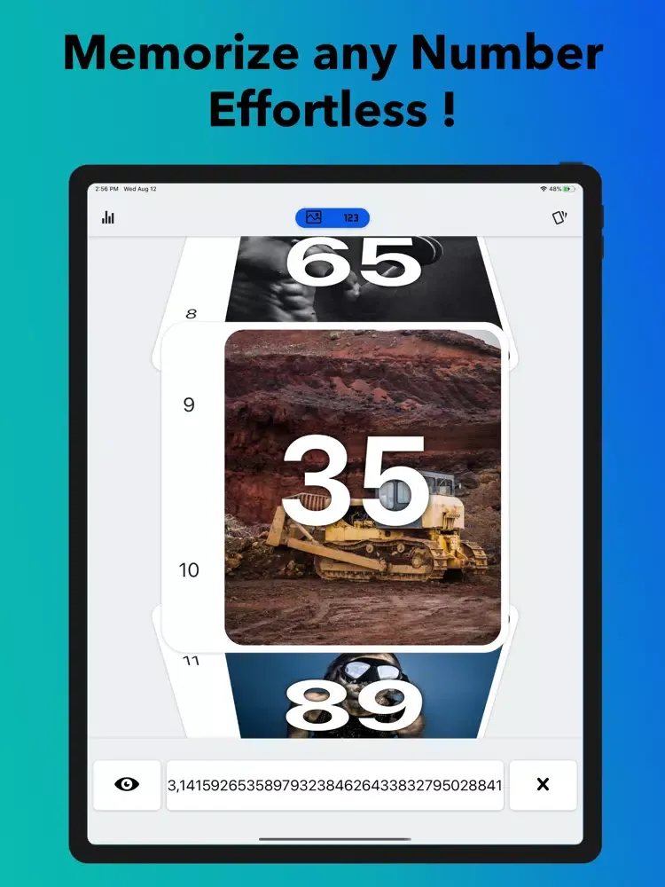 Memory & Numbers iPad  স্ক্রিনশট