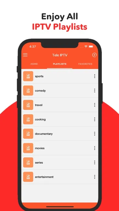 Tangkapan skrin Tele Latino - IPTV Player HD