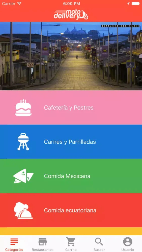 MotoDelivery Pide a domicilio スクリーンショット