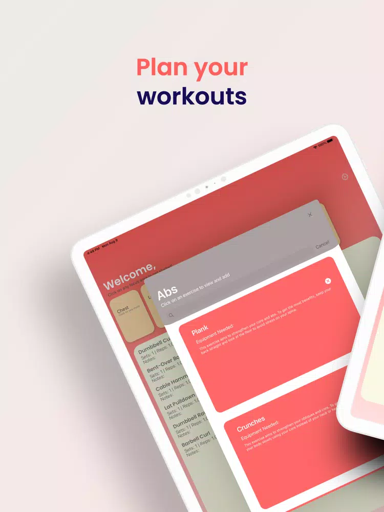All Fit iPad  Ekran Görüntüleri