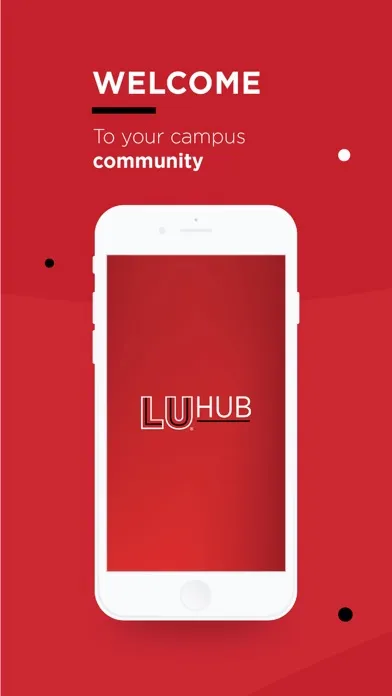 Capturas de tela do LUHub