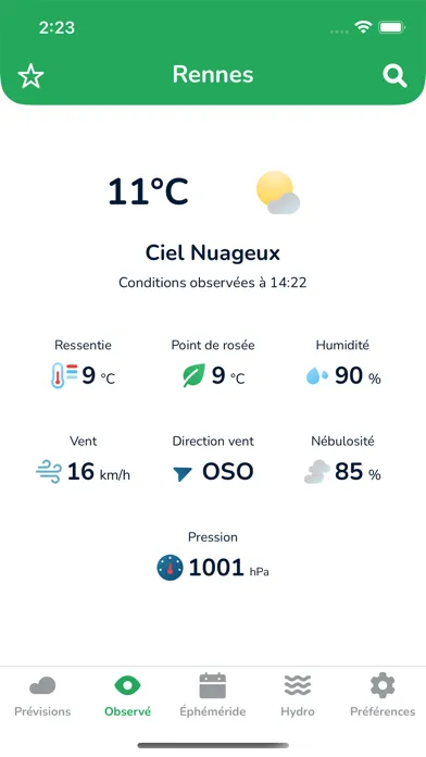 ภาพหน้าจอของ La météo agricole