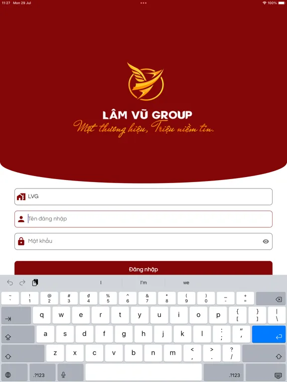 Lâm Vũ Group - One Team iPad  स्क्रीनशॉट