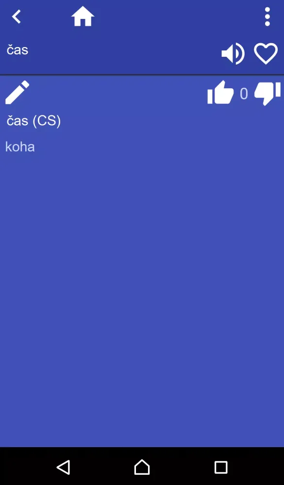 Czech Albanian dictionary Screenshots