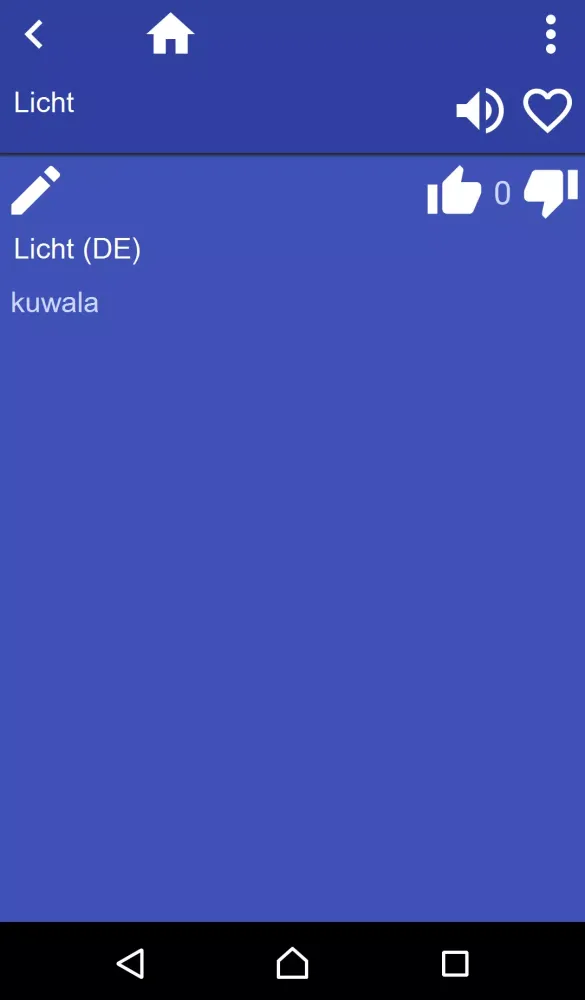 Capturas de pantalla de German Chichewa dictionary