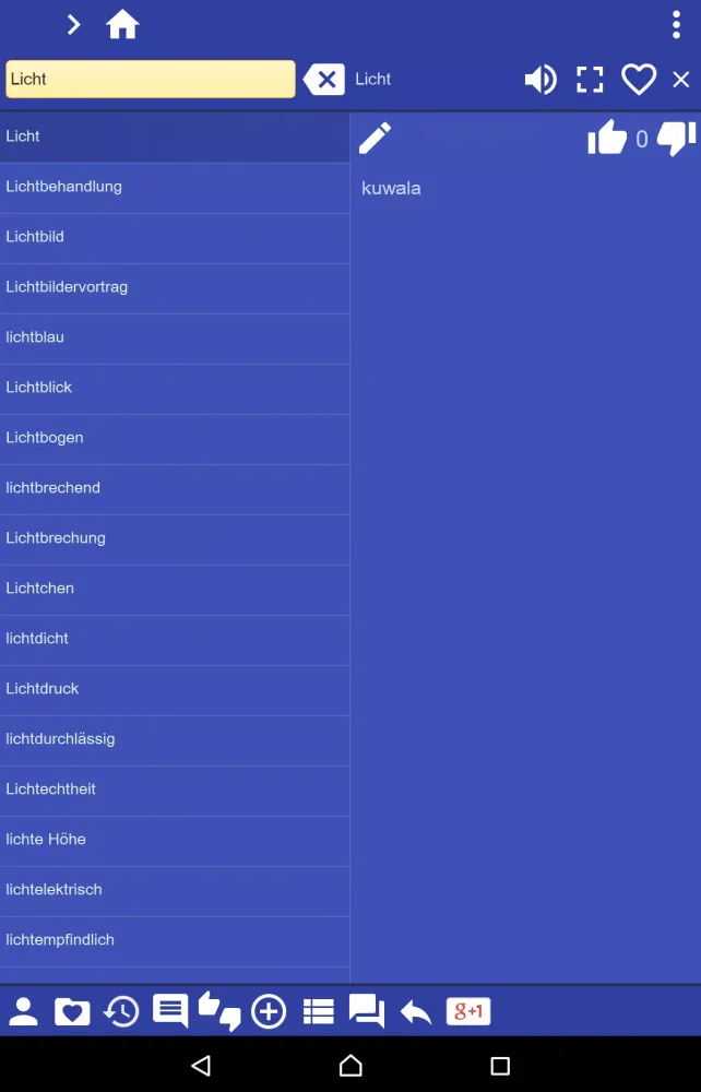 Capturas de pantalla de German Chichewa dictionary