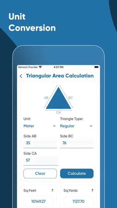 Land Area Calculators 스크린샷