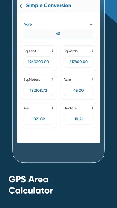 Land Area Calculators 스크린샷