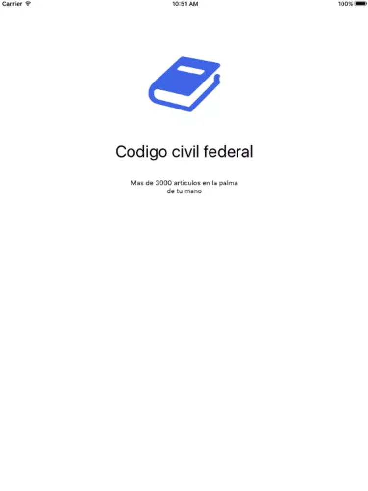 Codigo Civil Federal iPad 應用截圖