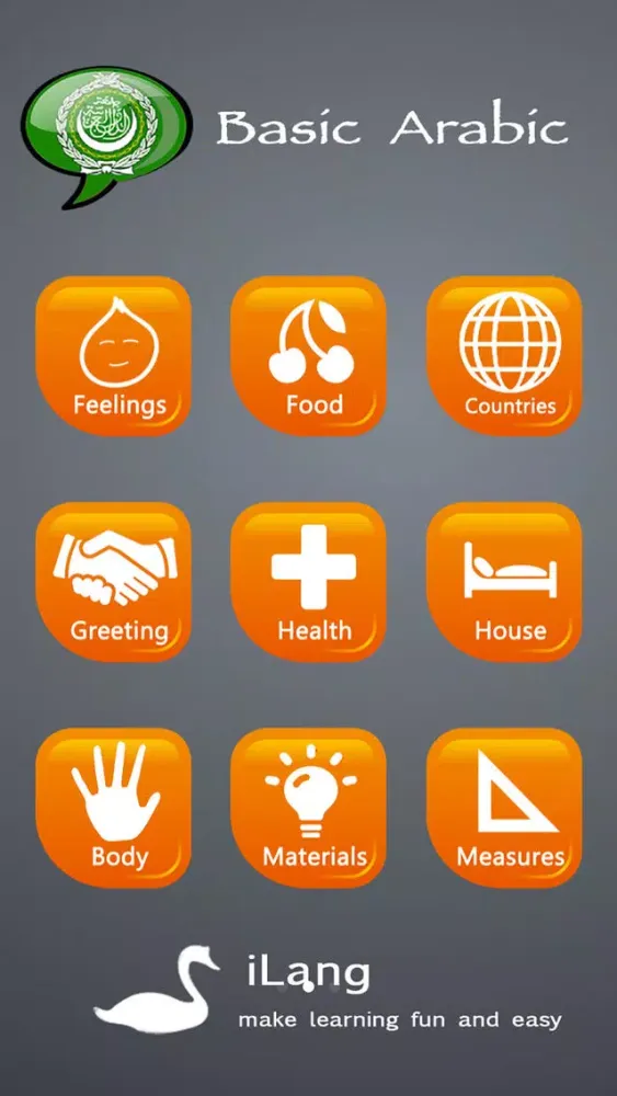 Capturas de tela do Learn Arabic. Speak Arabic