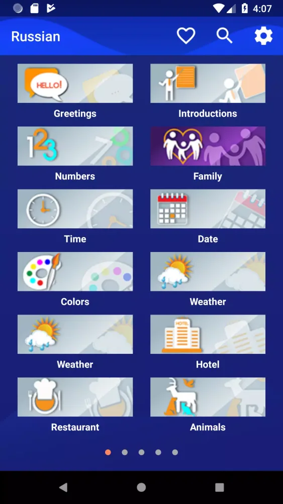 Capturas de pantalla de Learn Russian Faster