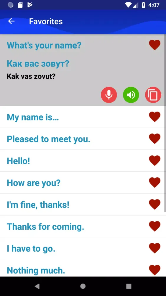 Capturas de pantalla de Learn Russian Faster