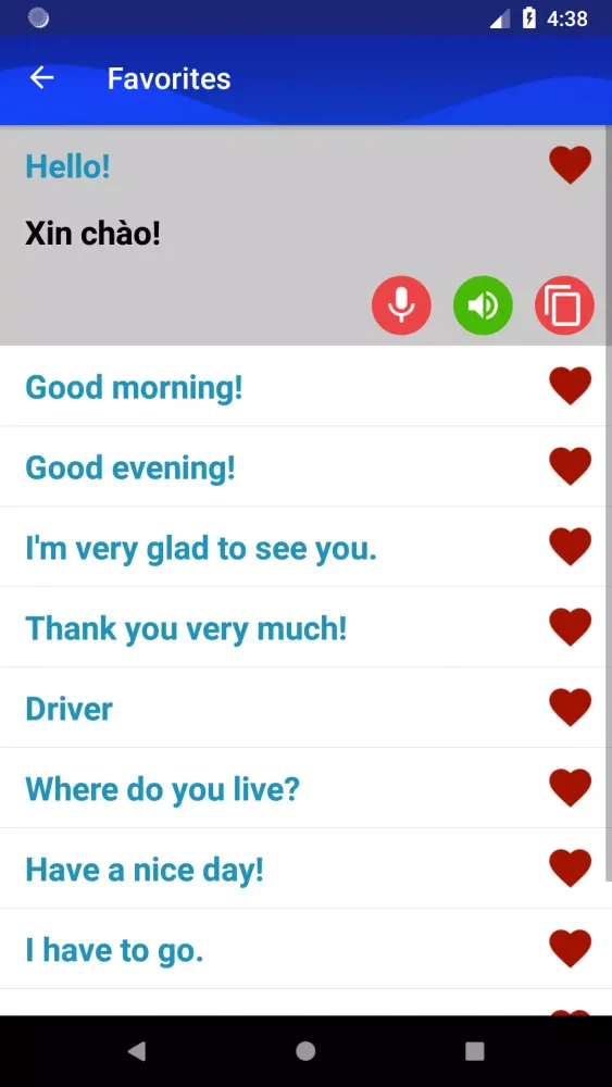 Capturas de pantalla de Learn Vietnamese Faster