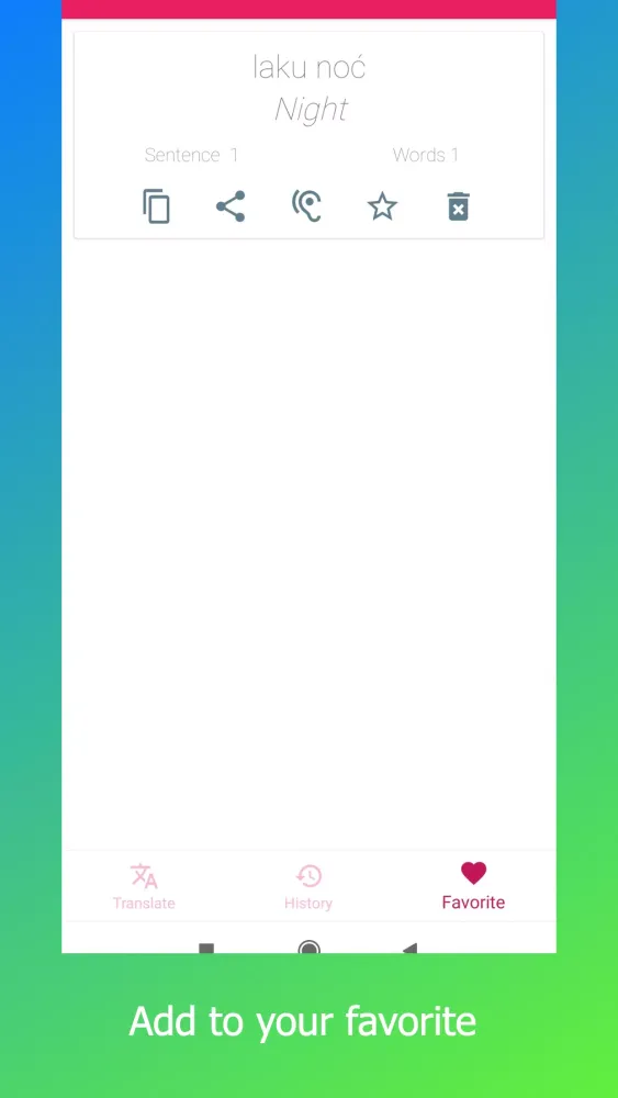 Capturas de pantalla de Croatian English Translator