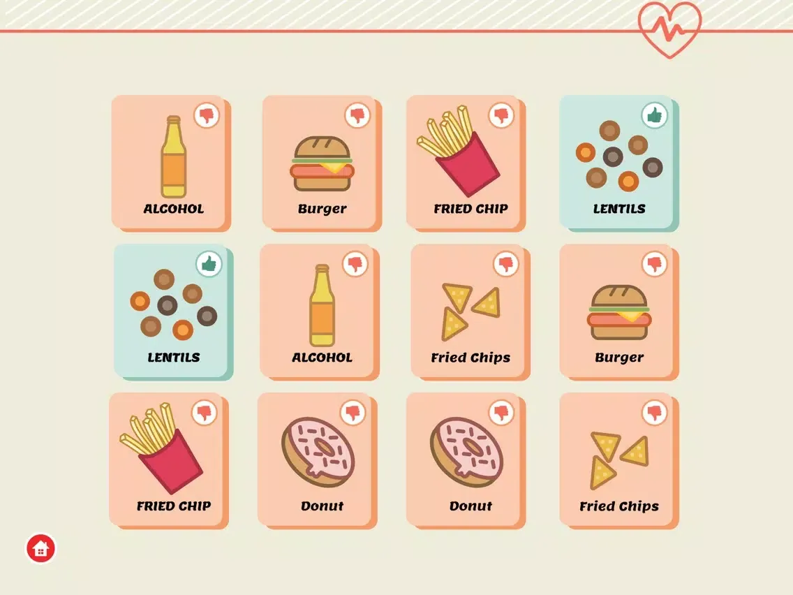 Screenshot di Healthy Me: Good Food and Bad Food iPad 