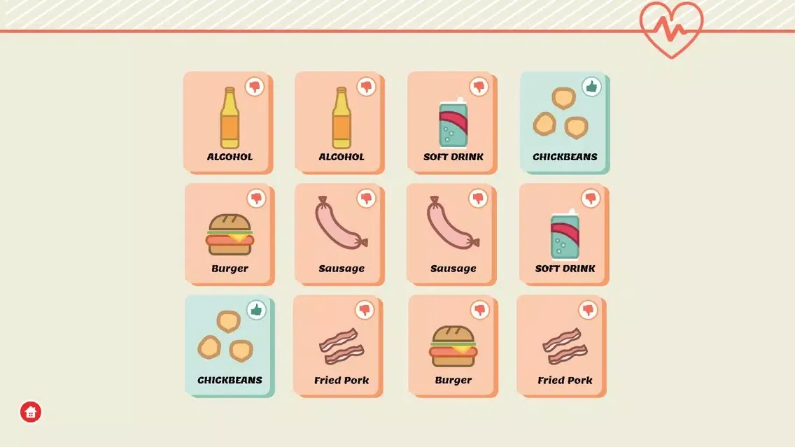 Screenshot di Healthy Me: Good Food and Bad Food