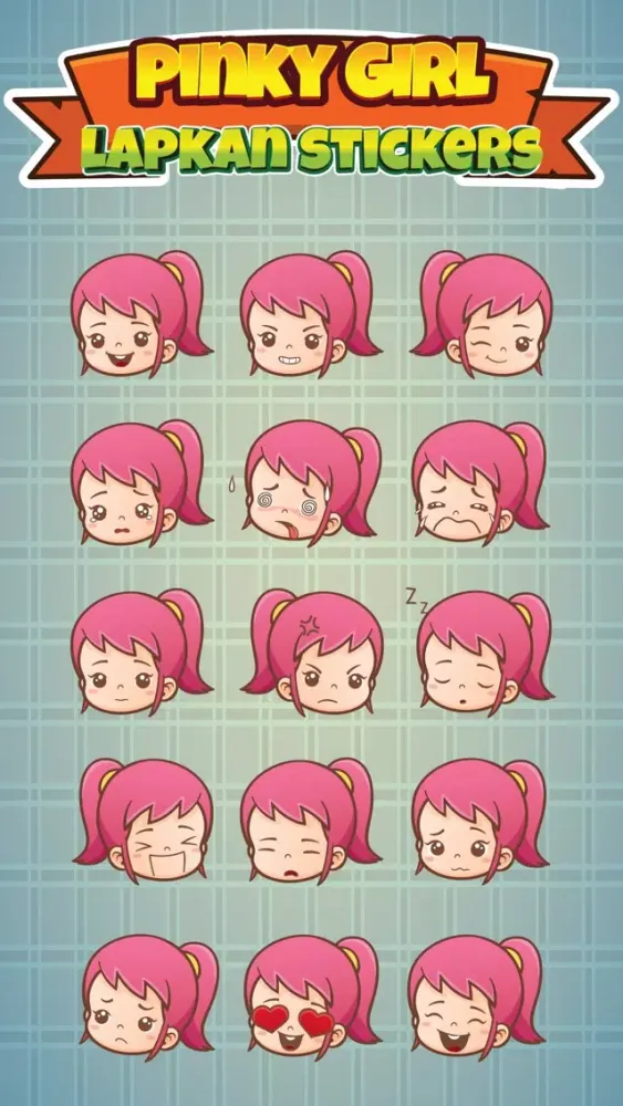 Sticker Me Pinky Girl স্ক্রিনশট