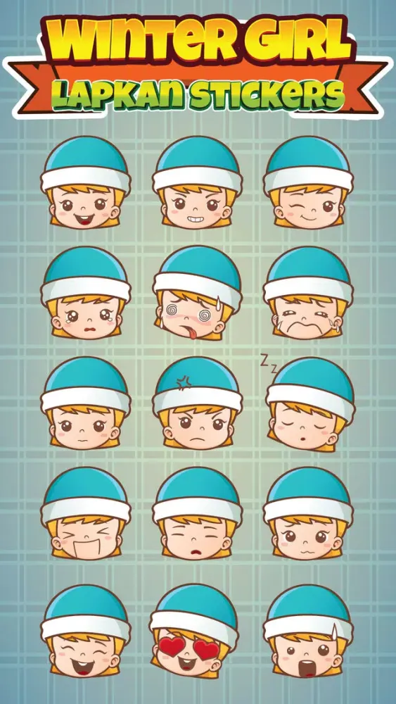 Captures d'écran de Sticker Me Winter Girl