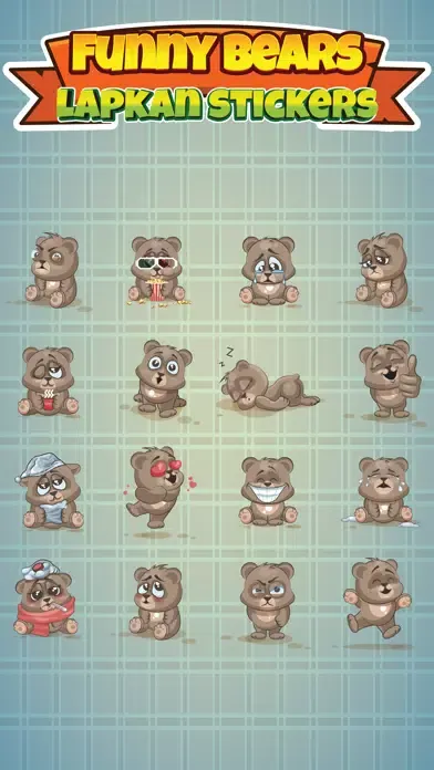 Sticker Me: Funny Bear应用截图