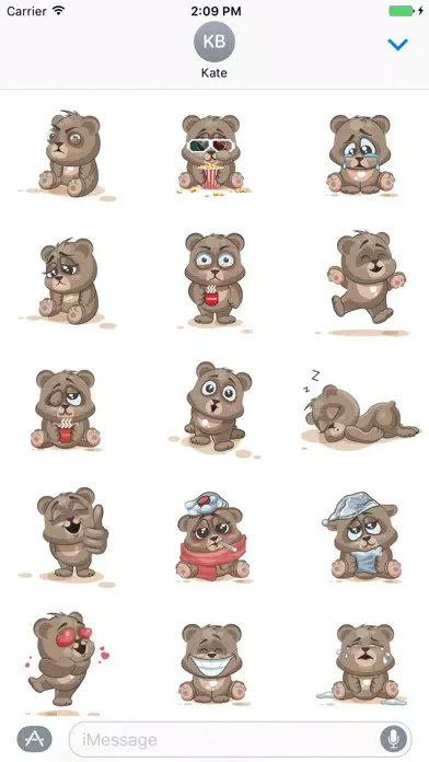 Sticker Me: Funny Bear应用截图