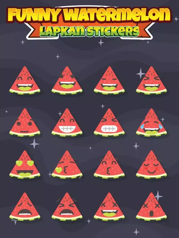 Capturas de pantalla de Sticker Me Funny Watermelon iPad 