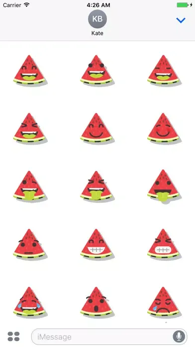 Capturas de pantalla de Sticker Me Funny Watermelon