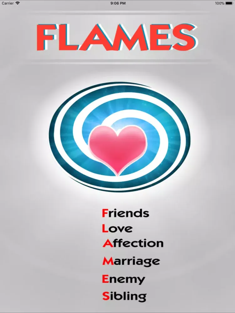 FLAMES for cheaters! iPad  স্ক্রিনশট