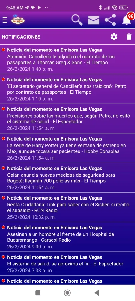 Emisora Las Vegas স্ক্রিনশট