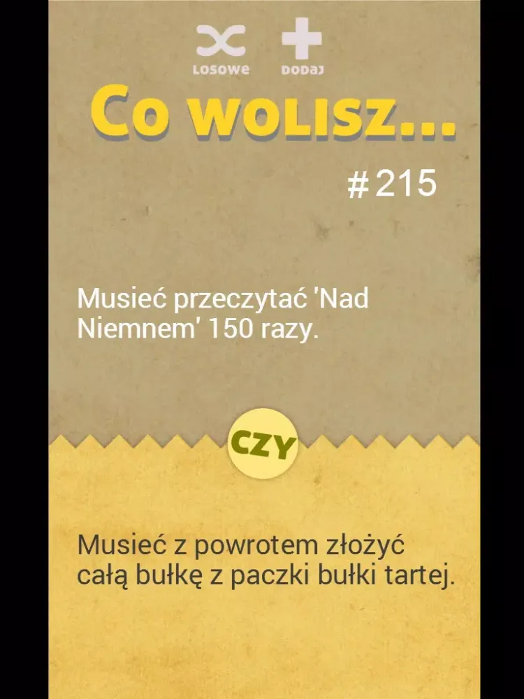 Co Wolisz iPad  स्क्रीनशॉट