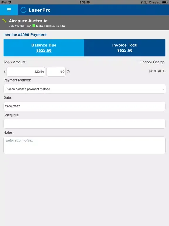 Скриншоты LaserPro Connect iPad 